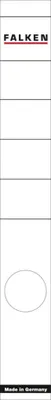 Produktbild von Rückenschild selbstklebend, lang, schmal, 36 x 290mm, 10er Poly weiß