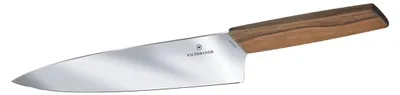 Imagen del producto de Cuchillo de trinchar moderno Victorinox, con mango de madera de nogal, modelo 20