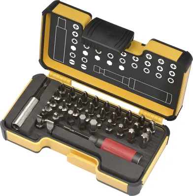 Immagine prodotto di Felo XS-Strongbox Bits 38 (38-tlg., SL, PH, PZ, TORX®, HEX, SQ, Star und BH)