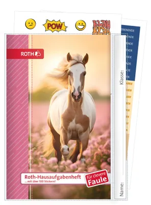 Produktbild von Roth HA-Hefte KidsuTiere für clevere Faule Pferd
