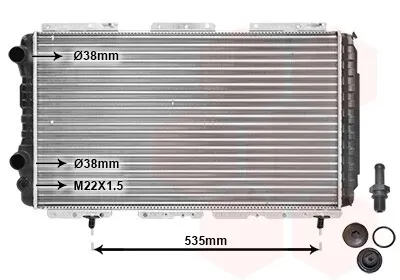 Produktbild von Van Wezel Wasserkühler für