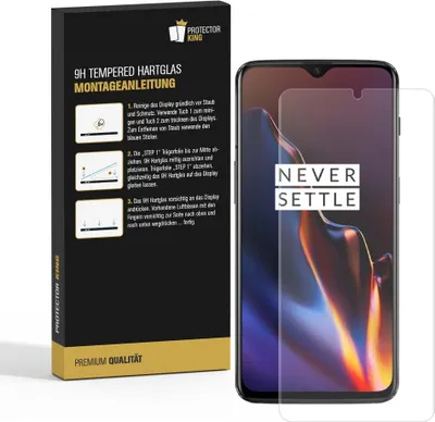 Produktbild von 2x 9H Hartglas für OnePlus 7 Displayschutz Schutzglas Panzerfolie Schutzfolie Panzerglas Displayglas Tempered Glasfolie Sicherheitsglas Echtglas