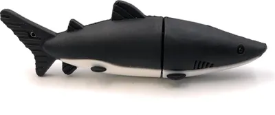 Produktbild von Onwomania Haifisch in Schwarz Funny USB Stick 32 GB USB 3.0
