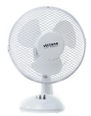 Zdjęcie produktu dla Wentylator biurkowy Volteno 30W 3 prędkości cichy chłodzenie do domu biura