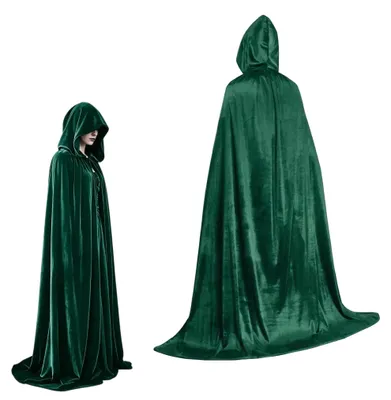 Produktbild von Halloween-Umhang mit Kapuze für Erwachsene und Kinder