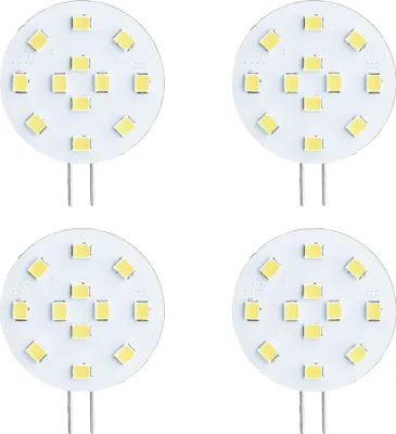 Produktbild von 4x LED Lampe G4 warmweiß 3W / 20W 200lm GU4 Leuchtmittel 12V Stiftsockel SEBSON