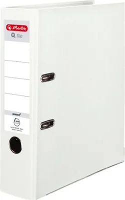 Produktbild von Ordner A4/8CM PP WEISS Q.FILE 9138