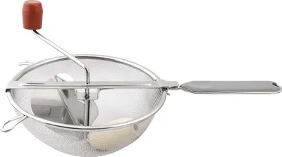 Zdjęcie produktu dla Prasa do sosów ze stali nierdzewnej, 20 cm