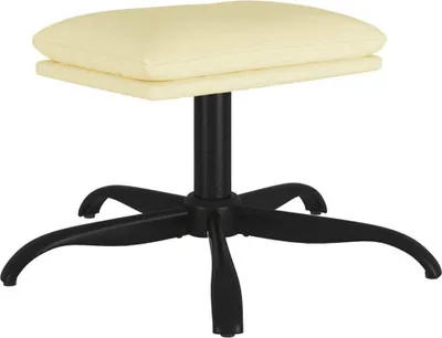 Obrázek produktu pro Podnožka krémová 60x60x36 cm umělá kůže
