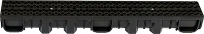 Produktbild von ScarMaxx A15 Entwässerungsrinne - Bauhöhe 60mm - Längsstabrost Line Schwarz