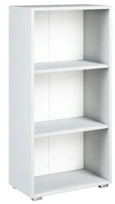 Produktbild von MATKAM Büroregal EX3 120, Ideal für jedes Büro, Hochwertige Materialie, einfache Montage (Weiß)