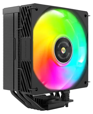 Zdjęcie produktu dla Mars Gaming MCPUX5ARGB, Chłodnica powietrza, 12 cm, Czarny