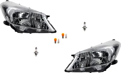 Zdjęcie produktu dla Johns, Reflektory halogenowe pasujące do Toyoty Yaris XP13 11-14 Li zestaw żarówek. Re