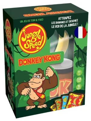 Produktbild von Asmodee - Jungle Speed Donkey Kong – schnelles Geschicklichkeitsspiel für Kinder
