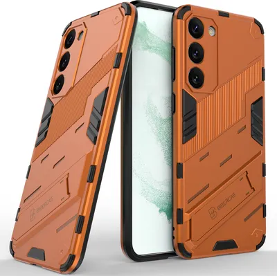 Image de Etui pour Samsung Galaxy S23+ Hybride PC TPU Etui de protection antichoc avec fonction Stand Blanc