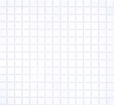 Produktbild von Mosaikfliese Glasmosaik Classic Uni Glas uni weiß papierverklebt Poolmosaik Schwimmbadmosaik MOS200-A01_f