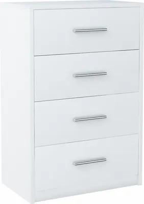 Obrázok produktu pre Komoda BODO 60cm 4S WHITE 4 zásuvková polica