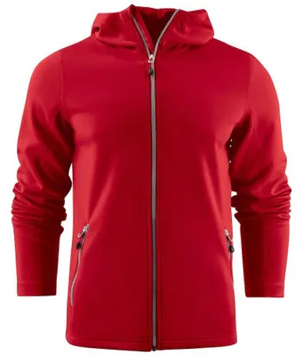 Imagen del producto de Sudadera para hombre "Layback" de la marca Printer RED, color rojo, con cremallera completa, talla 4XL (ET544)