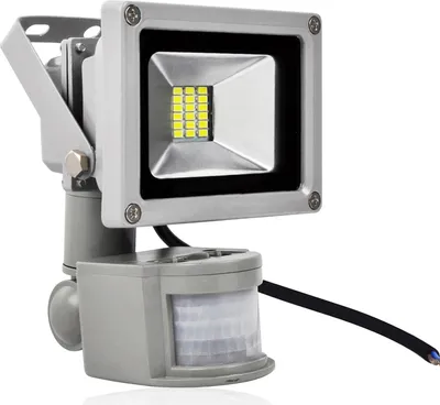 Produktbild von Greenmigo 20W LED Strahler Fluter Flutlichtstrahler mit Bewegungsmelder Kaltweiß