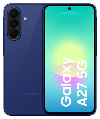 Image de Samsung Galaxy A27, 128 Go, couleur bleue, modèle européen