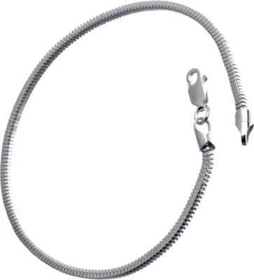Produktbild von SILBERKETTEN STORE Schlangenkette Armband, vierkant 2,4mm - 925 Silber, Länge wählbar - 20cm