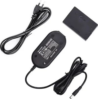 Produktbild von Andoer DR-E12 Dummy-Batterie Netzteil Kamera Netzteil mit Netzstecker Ersatz fuer Canon EOS M100 M M2 M10 M50