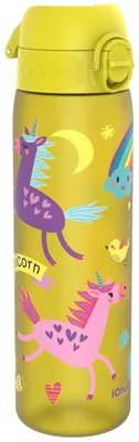 Produktbild von Ion8 Unicorns Kinder Trinkflasche 500ml Gelb Auslaufsicher
