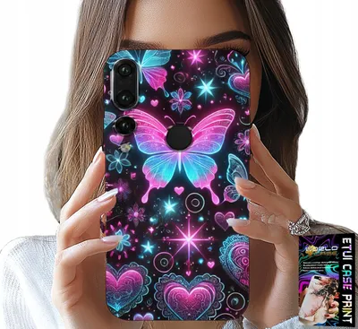 Obrázok produktu pre Puzdro Pre Huawei P20 Pro - Farebné Puzdro S Motýlími Srdiečkami