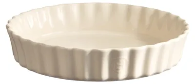 Zdjęcie produktu dla Emile Henry - Głębokie naczynie do tarty 29 cm Kremowe