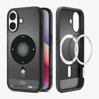 Immagine prodotto di Custodia posteriore Spigen Ultra Hybrid con tecnologia MagSafe per Apple iPhone 17 - Colore: Nero Classico