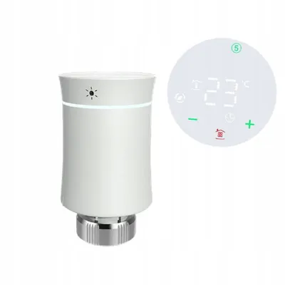 Produktbild von ZigBee Thermostat-Kopf - TUYA, ZTRVBY100