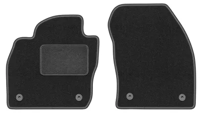 Immagine prodotto di Tappetini anteriori in moquette per Volkswagen T-Cross 2019- (crossover) – 2 pezzi, grigio grafite, su misura – Wielganizator LUX