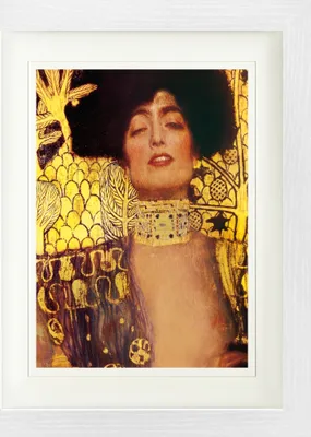 Produktbild von Gustav Klimt Gerahmtes Bild Mit Edlem Passepartout | Wand-Bilder | Im Bilderrahmen - Judith I, 1901 (40 x 30 cm)