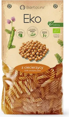 MAKARON PROTEINOWY (Z CIECIERZYCY) ŚWIDERKI BIO 250 g - BARTOLINI