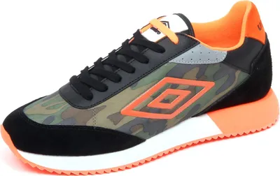 Obrázek produktu pro F6066 sneaker uomo black/camouflage UMBRO scarpe běžecká obuv man