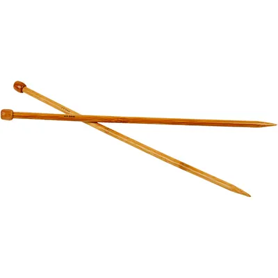 Produktbild von Creativ Company Stricknadeln, L: 35 cm, Stärke 9 mm, 1 Paar