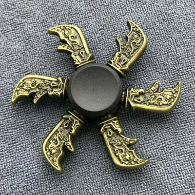 Obrázek produktu pro Tinisu Fidget Spinner Top Anti Stress Rainbow Metal Finger ADHD