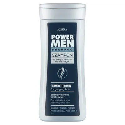Obrázok produktu pre Joanna Power Men Šampón pre šedivé vlasy pre mužov, 200ml