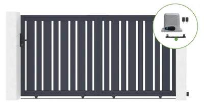 Produktbild von Elektrisches Schiebetor 3x1,6m VEYMONT + Motorisierung RANGER C300