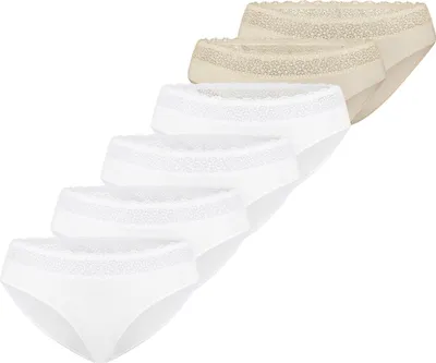 Produktbild von Triumph 6er Pack Feel of Modal Tai Slip Eleganter Spitzenbund am Taillenrand, Bequeme Passform, Sanftes Hautgefühl
