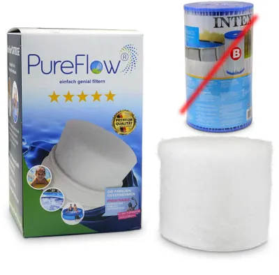 Produktbild von Spar-SET> 6x PureFlow Filterkartusche ersetzt INTEX B, Modell 29005