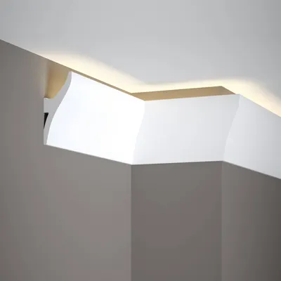 Produktbild von PROVISTON | Lichtleiste Polystyrol | 42 x 120 x 2000 mm | Weiß | Indirektes Licht