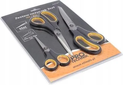 Produktbild von FEINZ | Scheren Set - 3 Stück - 140/210/240 mm - Präzise Schnitte - Ergonomisch gestaltet - Vielseitig einsetzbar