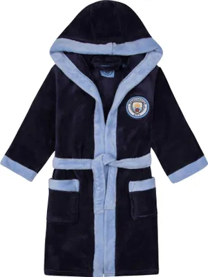 Immagine prodotto di Manchester United FC - Vestaglia da ragazzo, in pile GF615 (146-152) (blu scuro)