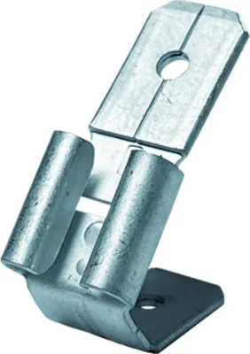 Produktbild von 10 Stück Kalitec Steckverteiler 6,3mm x 0,8mm I 2x Flachsteckhülse & 1x Flachstecker I Messing verzinnt I Flachstecker Verteiler I Crimp-Steckverbinder für Autoelektrik & Kabelverbindungen