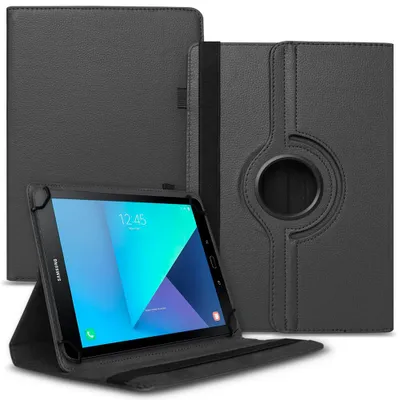 Produktbild von Tablet Hülle für SAMSUNG Galaxy Tab S10 Lite Tasche Schutzhülle Case 360 CoverFarbe 360 Uni:Schwarz