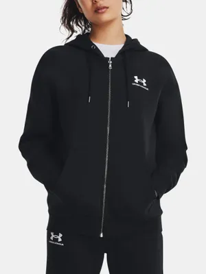 Produktbild von Under Armour Sweatshirt Essential Fleece Fz-Schwarz 1379474-001__SM