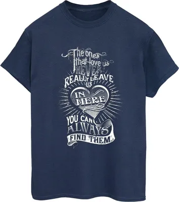 Produktbild von Harry Potter - "The Ones That Love Us" T-Shirt für Damen BI28086 (XXL) (Marineblau)