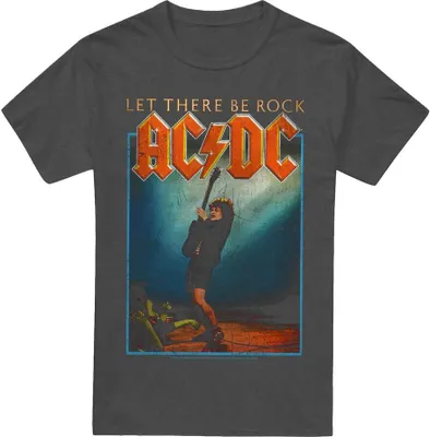 Image de AC/DC - "Let There Be Rock" T-shirt homme/femme unie TV17404 (L) (Charbon de bois)