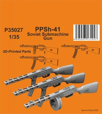 Produktbild von CMK 129-P35027 - 1:35 PPSh-41 Soviet Submachine Gun - Neu